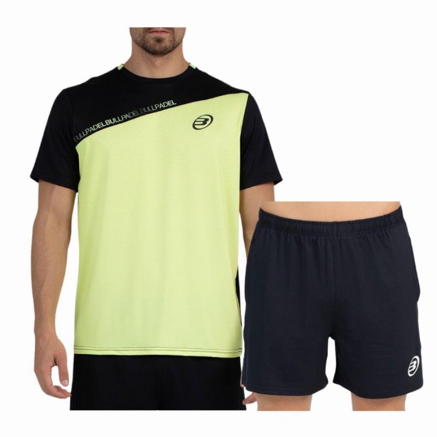 Conjunto Bullpadel Summit Performance Amarelo Preto