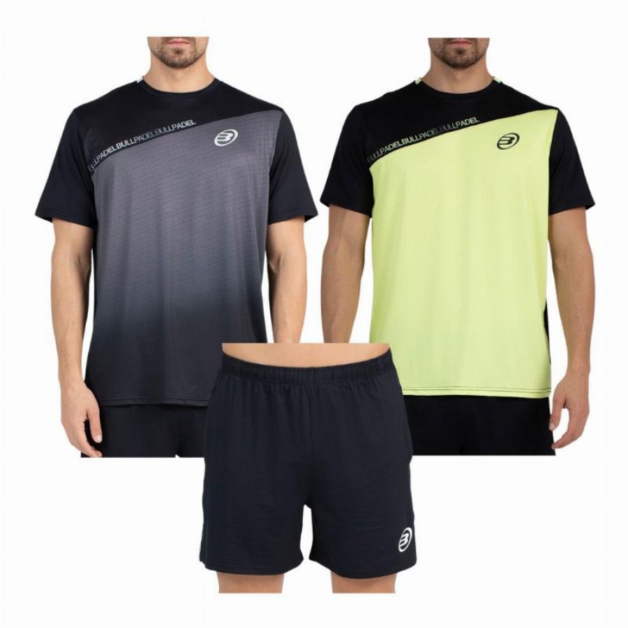 Conjunto Bullpadel Summit Performance Preto x3
