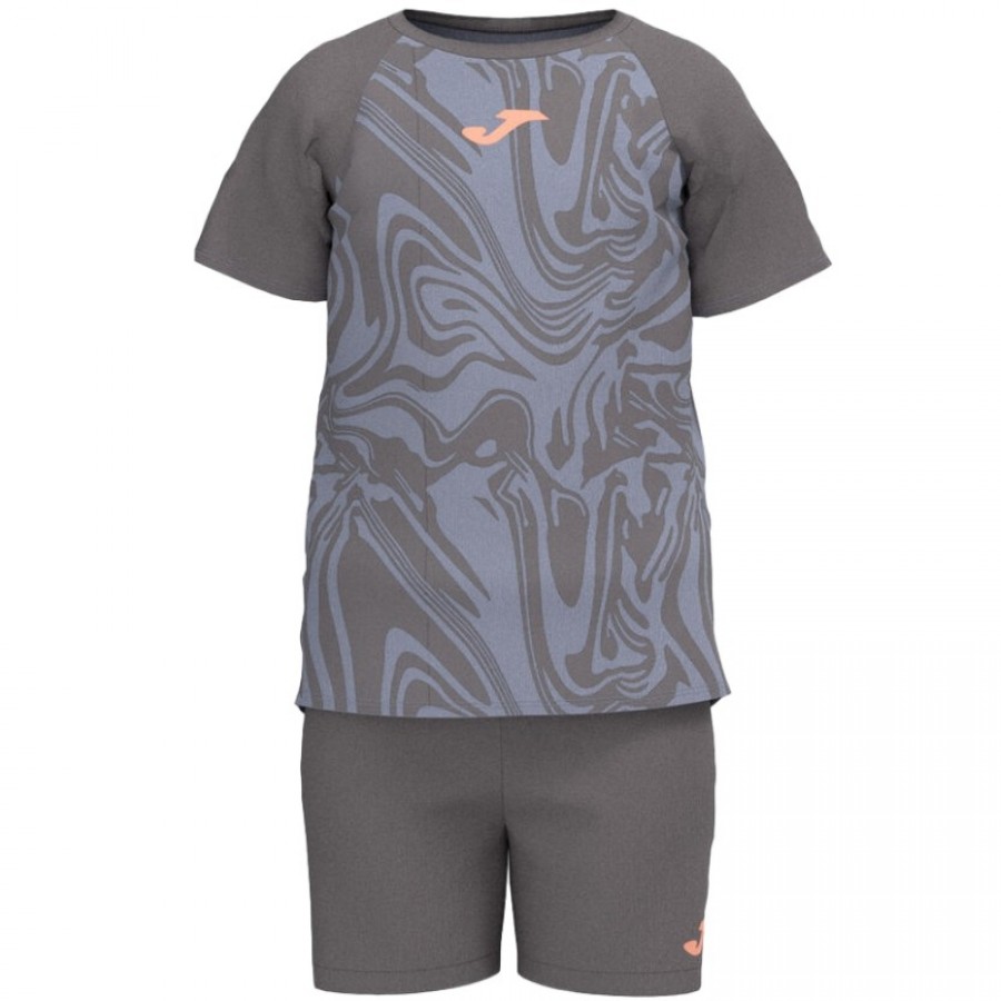 Conjunto Joma Camp Gris Azul Junior  Oferta + Barato