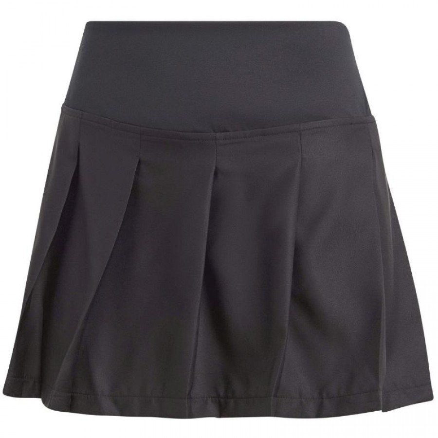 Adidas Pleated Aeroready Pro Black Lime Skirt
