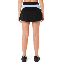 Falda Asics Padel Court Negro Azul Pierre