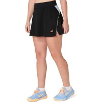 Falda Asics Padel Court Negro Azul Pierre