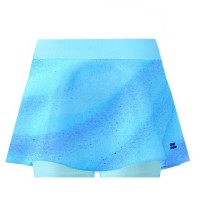 Saia Bidi Badu Beach Spirit Impresso Wavy Aqua  Oferta + Barato