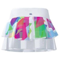 Falda Bidi Badu Kaleido Mix Blanco Plissettato  Offerta + Economico