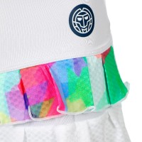 Falda Bidi Badu Kaleido Mix Blanco Plissettato  Offerta + Economico