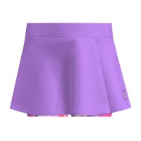 Falda Bidi Badu Estampa Spike Ondulada Lila Junior  Oferta + Barato