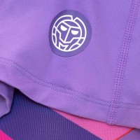 Falda Bidi Badu Estampa Estampada Lila Rosa Ondulada  Oferta + Barato