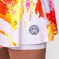 Falda Bidi Badu Wild Arts Imprime Wavy Blanco Mix  Offre - Pas cher
