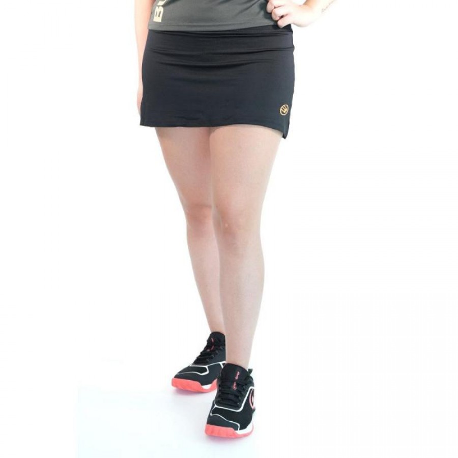 Falda Bullpadel BPFD-PN07 Negro  Oferta + Barato