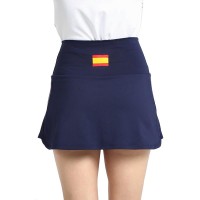 Falda Bullpadel FEP Furd Azul Marino