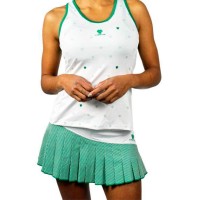 Saia Cartri Telma Verde Branco  Oferta + Barato