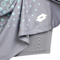 Falda Lotto Top IV Gris Plata Turquesa  Oferta + Barato