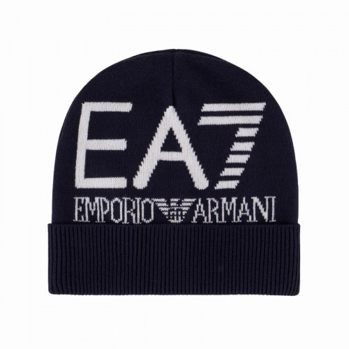 Gorro Armani EA7 Beanie Azul Armani Blanco
