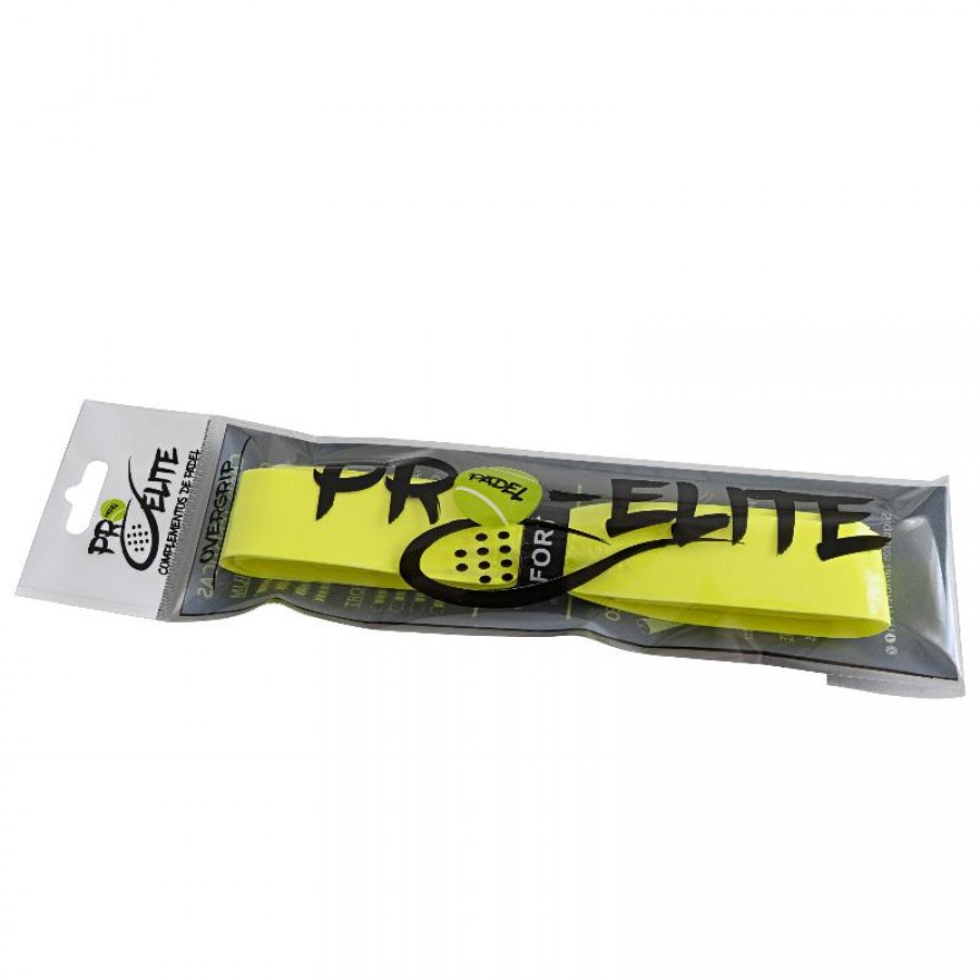 Grip Pro Elite Comfort Eva Lisse Jaune Fluorescent 1 unite  Offre - Pas cher