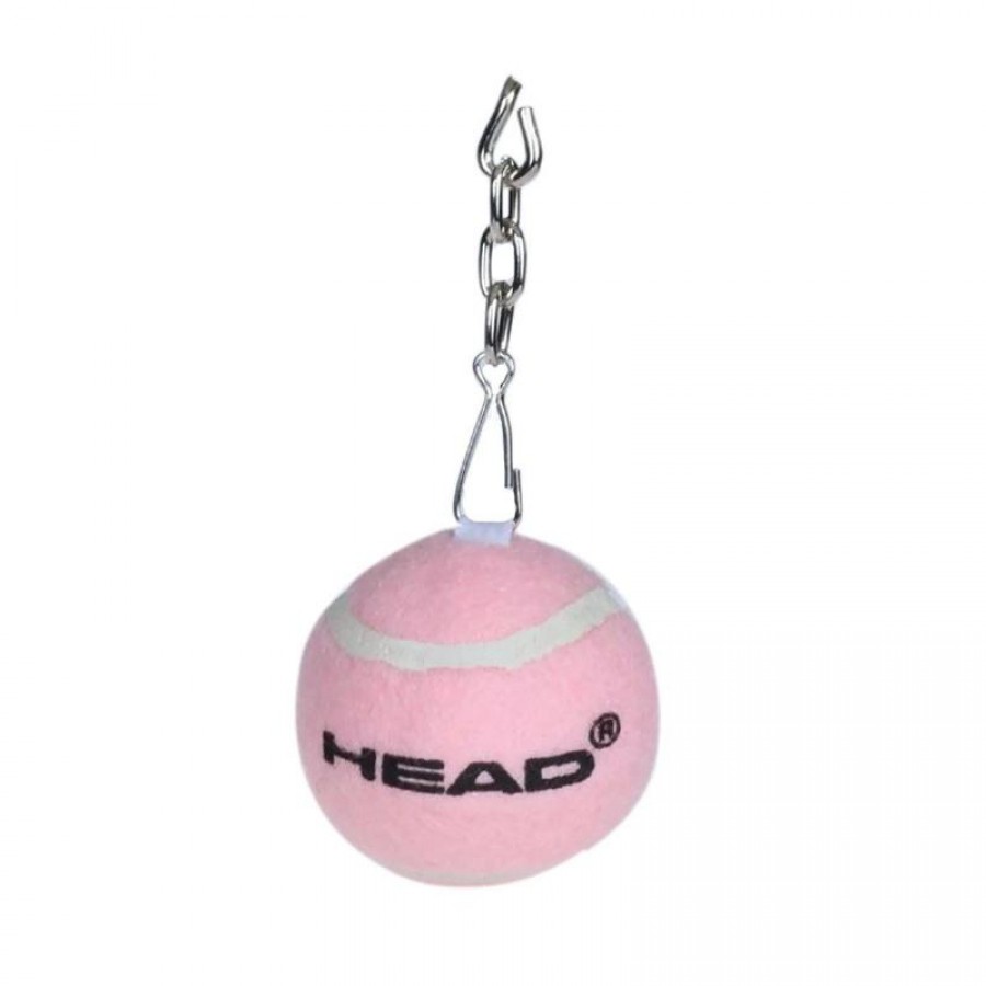 Head Pink Ball Keychain  Offer + Cheap