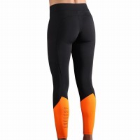 Leggings Endless Lift Preto Laranja  Oferta + Barato