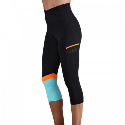 Mallas Endless Line Pocket HW Negro Aqua
