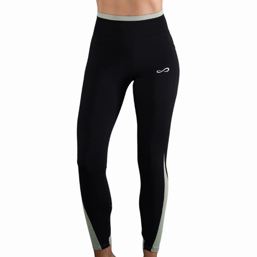 Endless Vexa Black Light Green Leggings