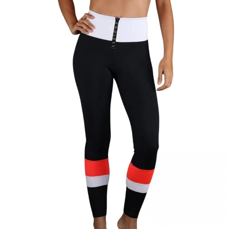Mallas Endless Zip Negro Rubi  Oferta + Barato