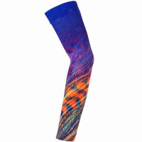 Aquecedores de Braço Floky No Strain Fantasy Rio Laranja Azul 1 Unidade  Oferta + Barato