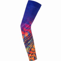 Aquecedores de Braço Floky No Strain Fantasy Rio Laranja Azul 1 Unidade  Oferta + Barato