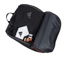 Mochila Adidas Protour 3.3 Negro Naranja  Oferta + Barato