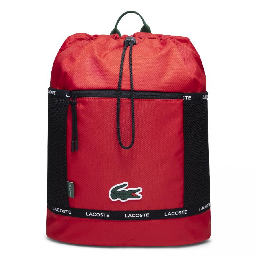 Sac à dos rouge junior Lacoste 9A6217