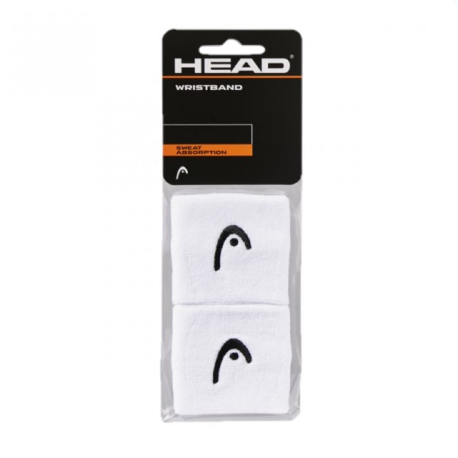Head White Wristbands 2.5  Offer + Cheap