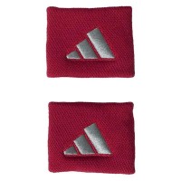 Adidas Bracelets Courts Rouge Gris 2 Unites  Offre - Pas cher