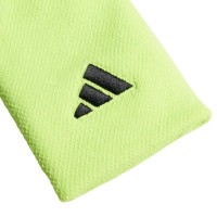 Munequeras Adidas L Lucid Limon Negro 2 Unidades  Oferta + Barato