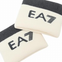 Muñequeras Armani EA7 Tennis Pro Crema 2 Unidades
