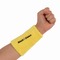 Pulseiras Longas Amarelas Coroa Preta 2 Unidades