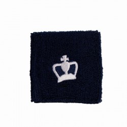 Coroa Preta Curta Azul Marinho Pulseiras Brancas 2 Unidades