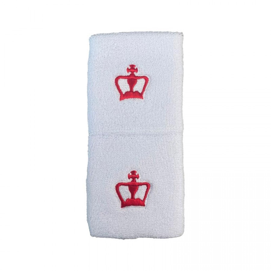 Couronne noire Short White Wristbands 2 Unites PADELPOINT Couronne noire Short White Wristbands 2 Unites