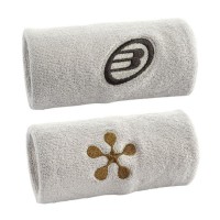 Bullpadel Premier Padel Wristbands BPMU2507 Stone White 2 Units  Offer + Cheap