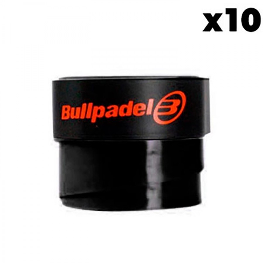 Bullpadel Overgrips Preto Liso 10 Unidades  Oferta + Barato