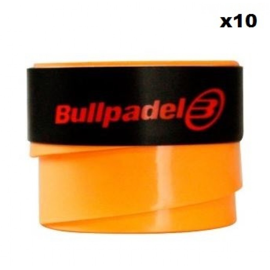 Overgrips Bullpadel Plain Orange 10 Units   Offer + Cheap
