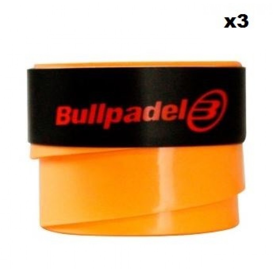 Overgrips Bullpadel Naranja Liso 3 Unidades   Oferta + Barato