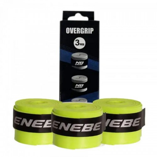 Enebe Smooth Yellow Fluor Overgrips 3 Units