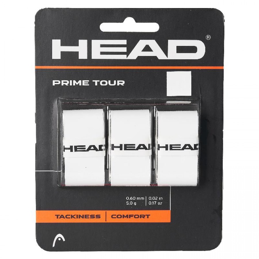 Overgrips Head Prime Tour Blanco 3 Unidades   Oferta + Barato