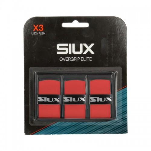 Siux Elite Red Overgrips 3 Units