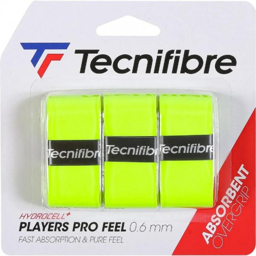 Grips Tecnifibre Players Pro Feel Lima 3 Unidades