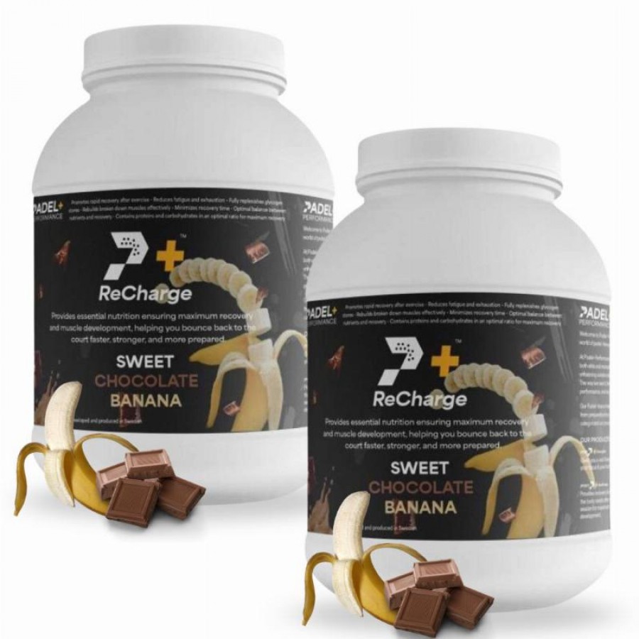 Pack Bote Padel Performance ReCharge Chocolate Banana X2  Offer + Cheap