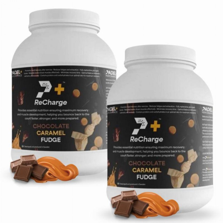 Pack Bote Padel Performance ReCharge Chocolate Caramel X2  Oferta + Barato