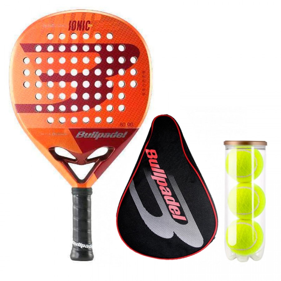 Pack Bullpadel Ionic Control 2023 + Accesorios  Oferta + Barato