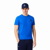 Pack Camiseta Lacoste Novak Djokovic Azul e Boné Azul Marinho  Oferta + Barato
