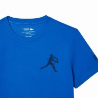 Pack Camiseta Lacoste Novak Djokovic Azul e Boné Azul Marinho  Oferta + Barato