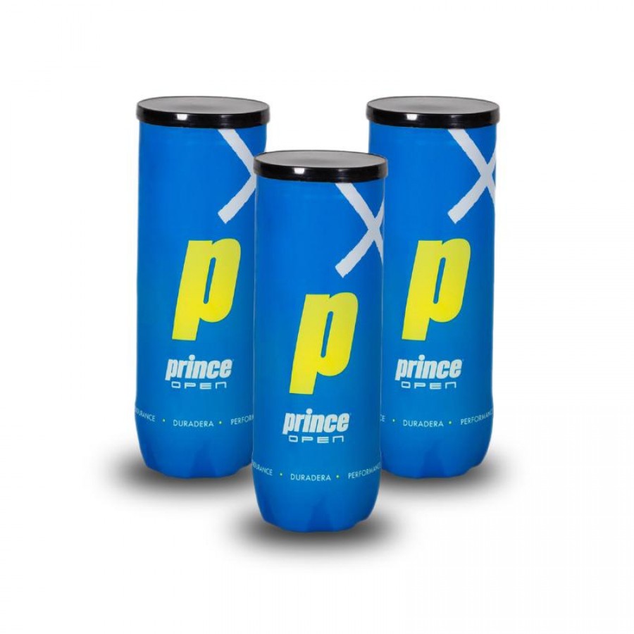 Pack of 3 Prince Padel Open Ball Canisters  Offer + Cheap