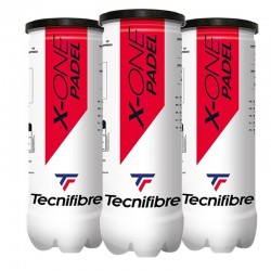 Pack of 3 Cans of Tecnifibre Padel X-One Balls
