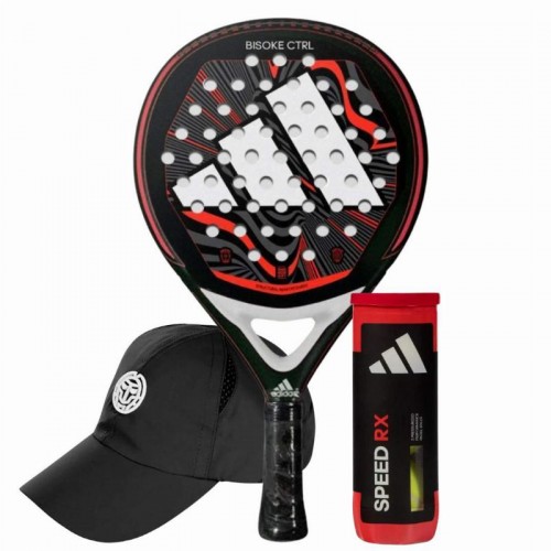Pack Racchetta Adidas Bisoke Control 2024 con Cappellino e Palline